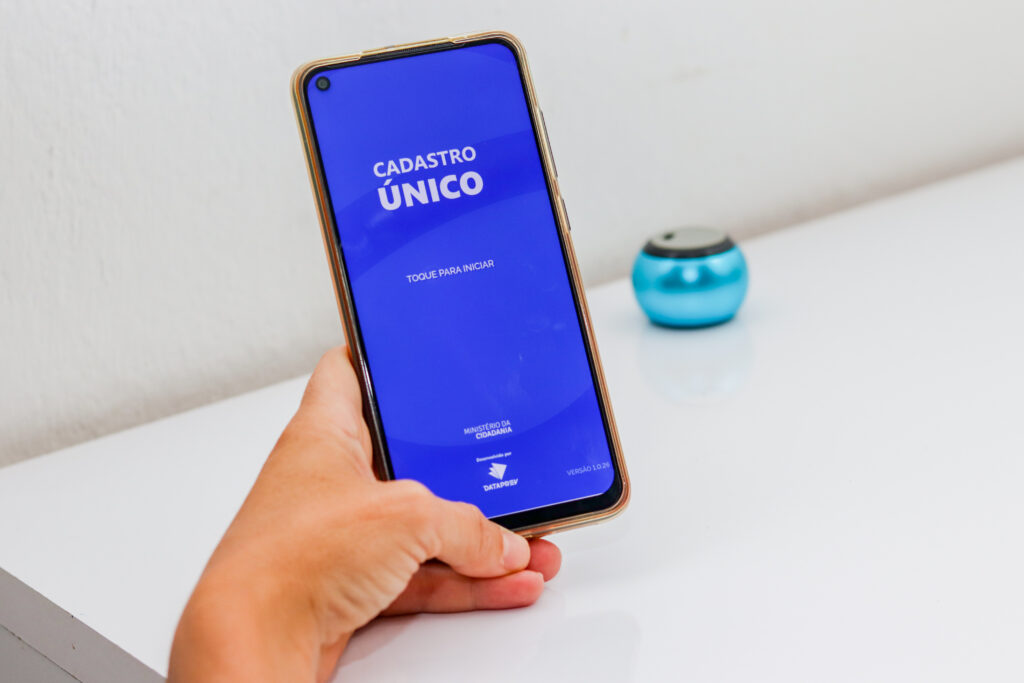 Parceria CadÚnico + Caixa Tem. 