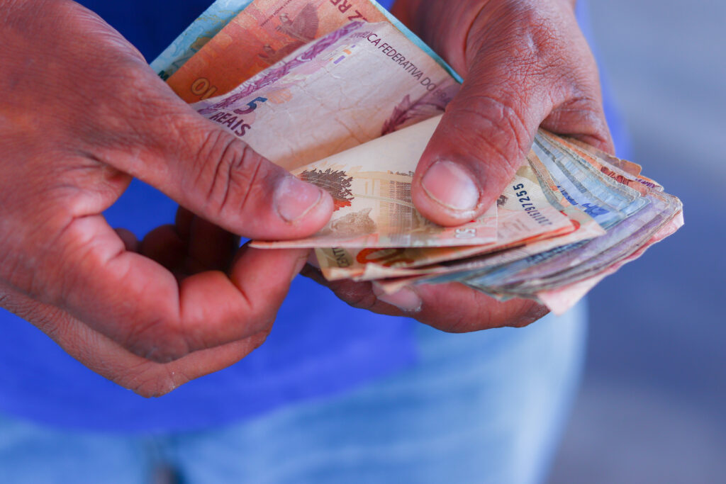 Benefício esperando para saque.