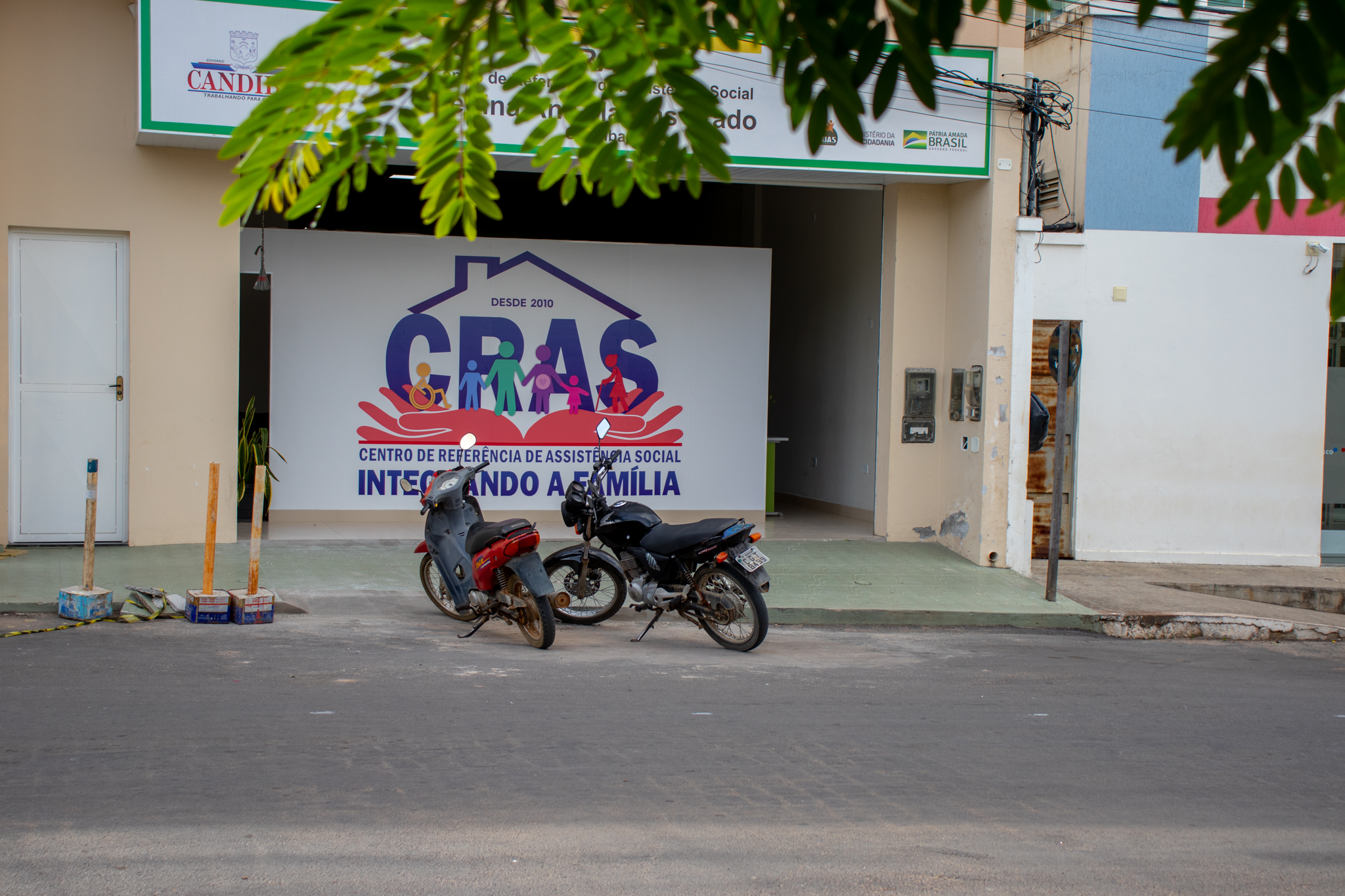 Faixada do CRAS.