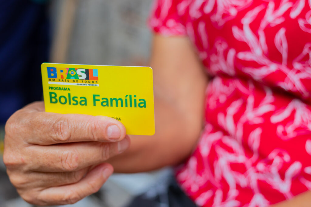 Cartão Bolsa Família.