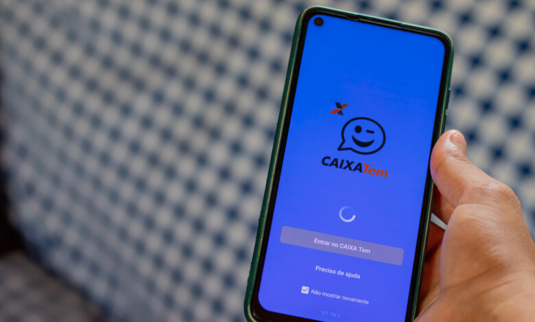 Falha na comunicação app Caixa Tem.
