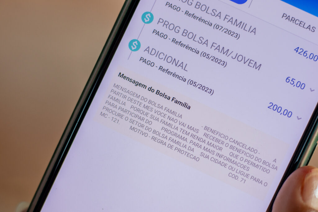 Bolsa Família não cai na conta.