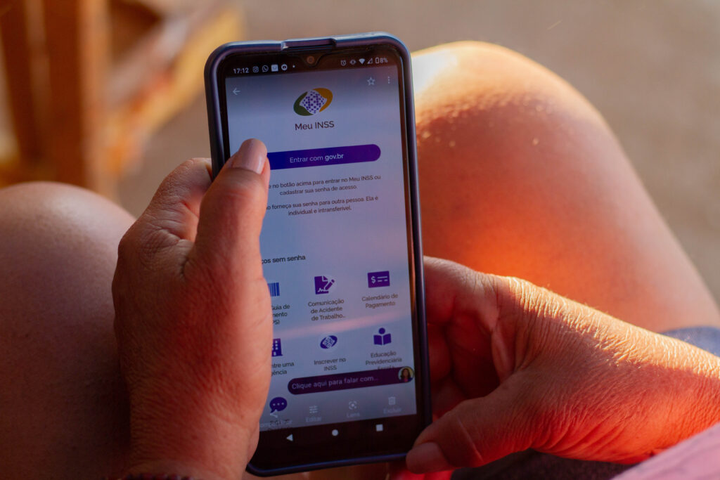 App Meu INSS. 
