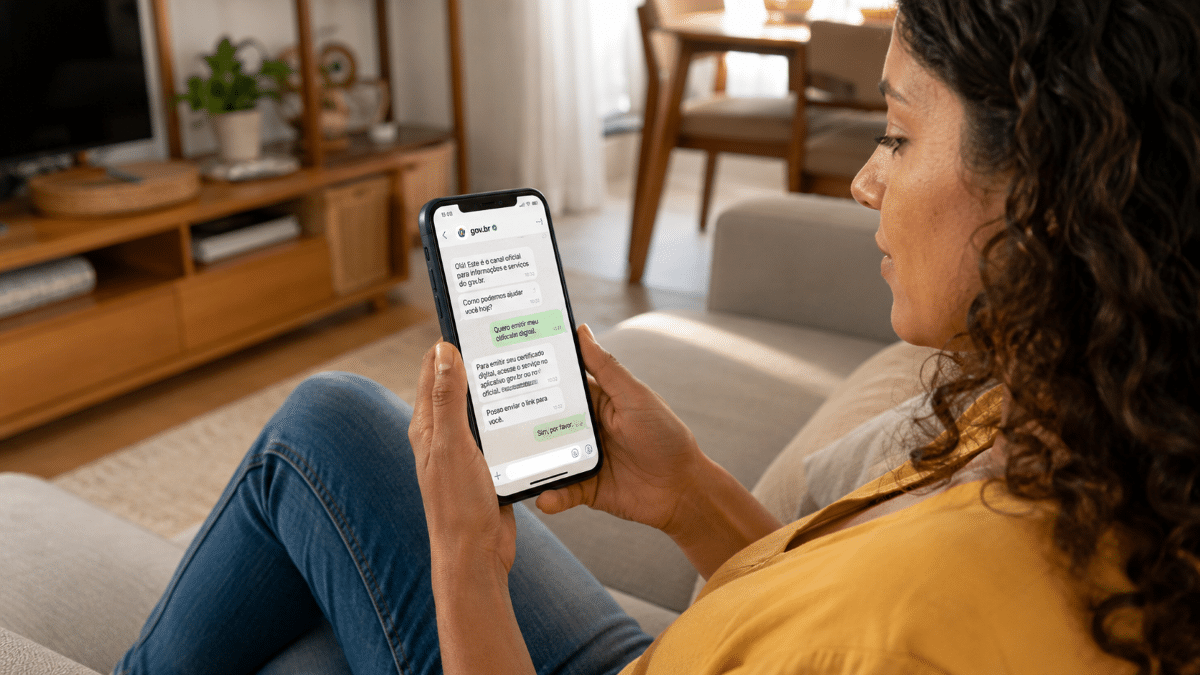 Governo envia alertas no WhatsApp para 55,8 milhões que emitiram CIN, mas não baixaram versão digital